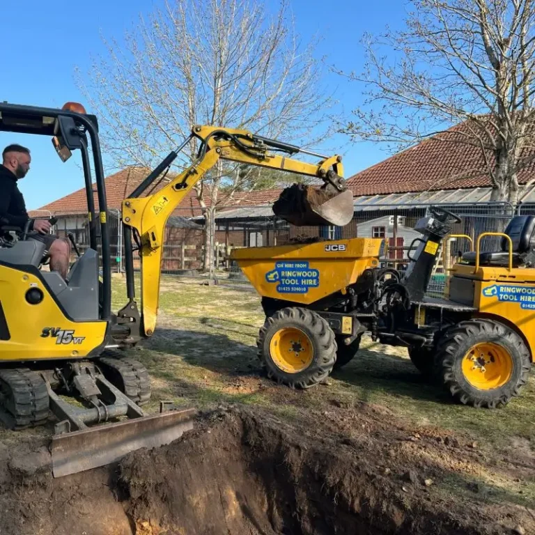 Soakaway Digging at Upton Infant School