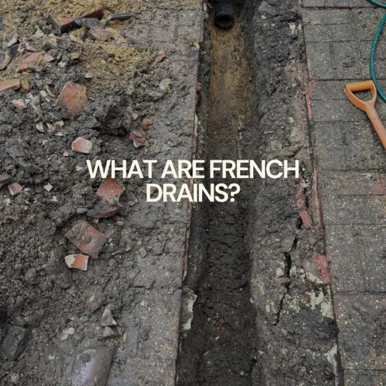 What are french drains?